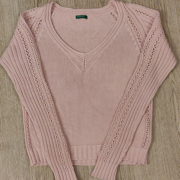 UCB Pink Cotton Sweater - Picture 2 of 2